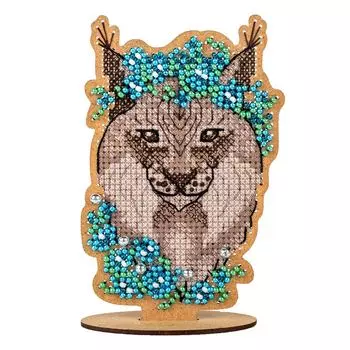 КП-105 Набор для вышивания крестом на основе Созвездие 'Рысь' 7*10,5 см