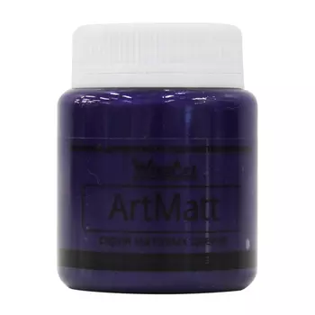 Краска ArtMatt, фиолетовый 80мл Wizzart