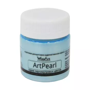 Краска ArtPearl, Хамелеон, голубой 40мл Wizzart