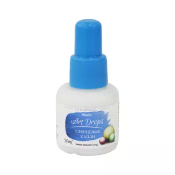 Краска для создания жемчужин ArtDrops, прозрачный 30мл Wizzart