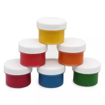 7037 Краски для рисования пальчиками от 1 года, 6 цв.