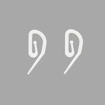 Крючок шторный LFU, цв. белый (100 шт/уп)