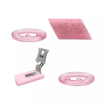 Крючок шубный (пластик) СBO2452 (розовый)