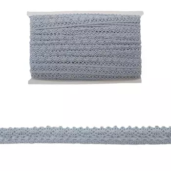 Кружево CL-024, 15мм*20м, х/б (JD041 голубой)