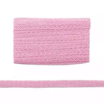 Кружево CL-048, 12мм*20м, х/б (JD020 св.розовый)