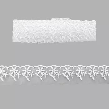 Кружево капрон 0574-2016 5см *13,71м (белый)