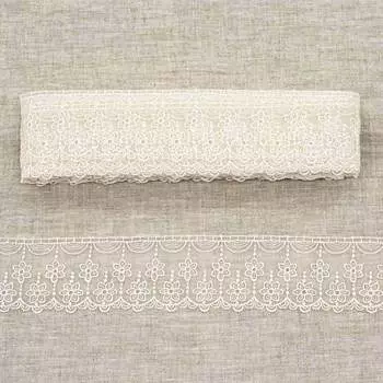Кружево капрон 5,8см*13,71м 0574-2079 (А501 молочный)