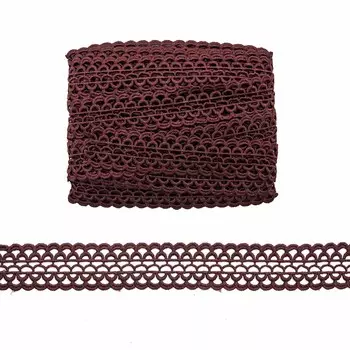 Кружево LACH-1105 33мм*13,71м (125 бордо)
