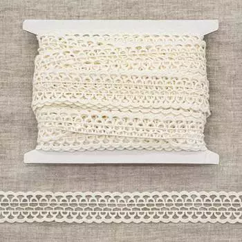 Кружево LACH-1105 33мм*13,71м (белый)