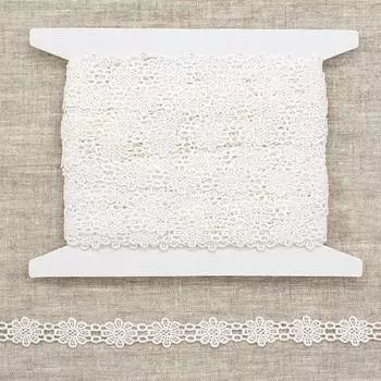 Кружево вязан. LACH0042, 20мм*13,71м (белый)