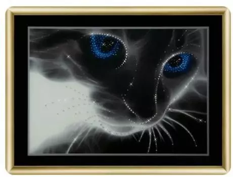 КС155 Набор для изготовления картины со стразами 'Хищный взгляд'