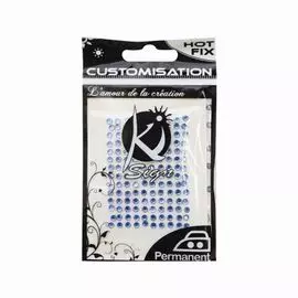 KS-C-STRASS-3 Термоклеевые стразы стеклянные 3мм, 140шт Ki Sign (синий)