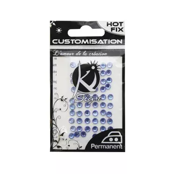 KS-C-STRASS-5 Термоклеевые стразы стеклянные 5мм, 60шт Ki Sign (синий)