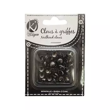 KS-GR8 Заклепки круглые 8мм, 50 шт Ki Sign (черный никель)