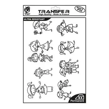 KS-TRN-COPAINS Термотрансферный мотив 'Друзья', черный, А4 Ki Sign