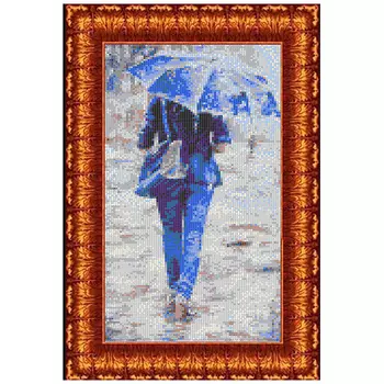 Кткн 135 Набор для вышивания Каролинка 'К судьбе'15х30см