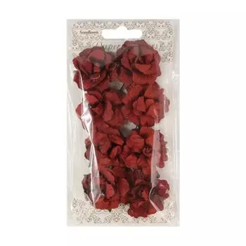 Кудрявые розы из бумаги, упак./8 шт., SCB (280609 бордовые)