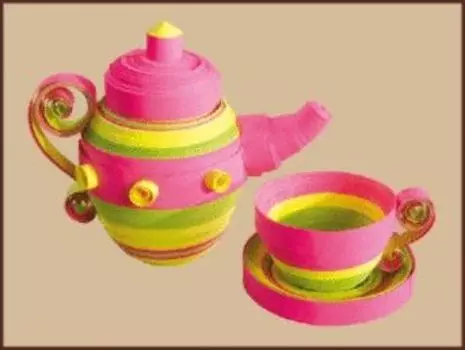 КВ-015 Набор для квиллинга 'Игрушечная посуда'