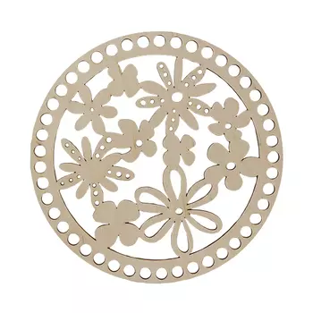 L-1010 Деревянная заготовка Крышка Круг1 220*220*4мм Астра