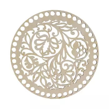 L-1011 Деревянная заготовка Крышка Круг 2 220*220*4мм Astra&amp;Craft