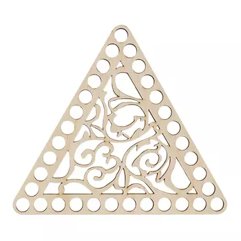 L-1016 Деревянная заготовка Крышка Треугольник 160*160*160*4мм