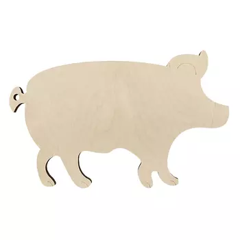 L-1021 Деревянная заготовка доска 'Свинья' 300*185*6мм Astra&amp;Craft