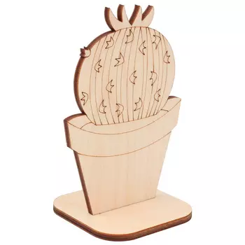 L-1027 Деревянная заготовка 'Кактус' №2 7,2*10,9*6,0см Astra&amp;Craft