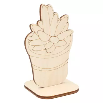 L-1031 Деревянная заготовка 'Кактус' №6 7,0*10,8*6,0см АСТРА