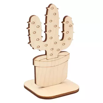 L-1032 Деревянная заготовка 'Кактус' №7 6,7*10,8*6,0см Astra&amp;Craft