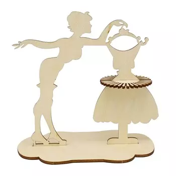 L-1087 Деревянная заготовка салфетница 'Модница' 16,8*27,0см Astra&amp;Craft