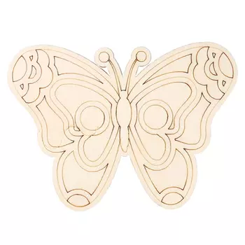 L-1102 Деревянная заготовка Бабочка №3 8,8*6,4см АСТРА