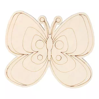 L-1107 Деревянная заготовка Бабочка №8 7,9*6,8см АСТРА