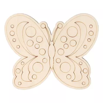 L-1108 Деревянная заготовка Бабочка №9 7,9*6,4см АСТРА