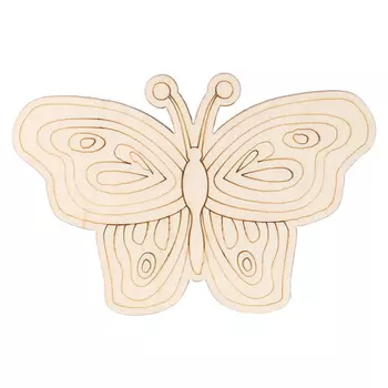 L-1116 Деревянная заготовка Бабочка №17 8,2*5,5см АСТРА