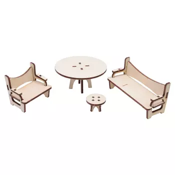 L-1132 Деревянная заготовка набор 'Кухонный уголок' 11*11см АСТРА