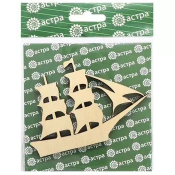 L-1162 Деревянная заготовка 'Алые паруса'10*7,5*0,6см Astra&amp;Craft