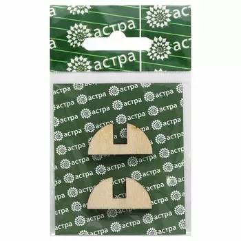 L-1174 Деревянная заготовка Подставка для декоративных элементов 2шт 11*6,5см Astra&amp;Craft