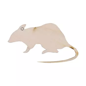 L-1229 Деревянная заготовка ' Крыса '8*4,5*0,3см Astra&amp;Craft