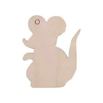 L-1230 Деревянная заготовка ' Мышка '4,7*4*0,3см Astra&amp;Craft