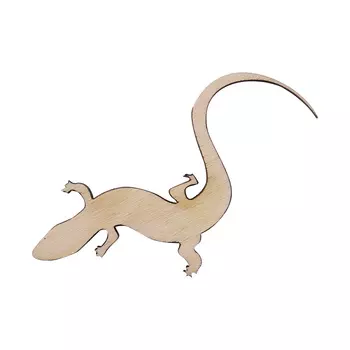 L-1235 Деревянная заготовка 'Ящерица' 6,5*3,5*0,3см Астра