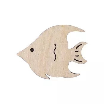 L-1238 Деревянная заготовка 'Рыбка' 2,3*3,1*0,3см Астра