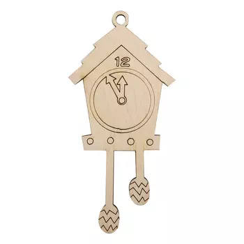 L-1242 Деревянная заготовка 'Часы' 13,5*6,5*0,3см Astra&amp;Craft