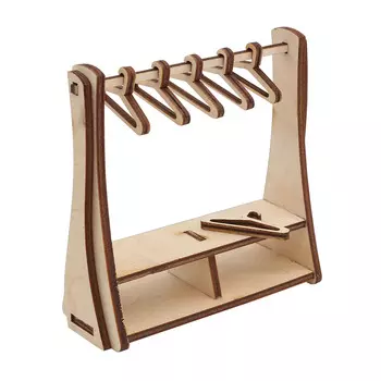 L-1252 Деревянная заготовка Гардероб 10,1*10,0*4,1см Астра