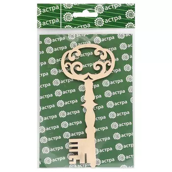 L-128 Деревянная заготовка 'Ключ №1', 15*6 см, 'Астра'