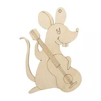 L-1310 Деревянная заготовка 'Музыкант' 9,5*6,7*0,3см Astra&amp;Craft