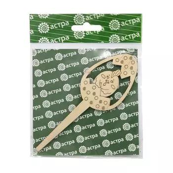 L-1371 Деревянная заготовка топпер 'Цыпленок' 14*4,8*0,3см Astra&amp;Craft