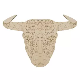 L-1409 Деревянная заготовка раскраска ' Бык ' 17,5*29,4*0,3см Астра