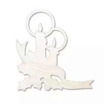 L-140 Деревянная заготовка подвеска 'Свечи', 12 см, 'Астра'