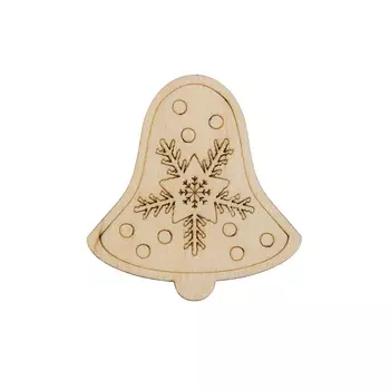 L-1436 Деревянная заготовка ' Колокольчик ' 5,6*5,9*0,3см Astra&amp;Craft