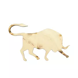 L-1440 Деревянная заготовка 'Бык' 15*8,5*0,3см Astra&amp;Craft